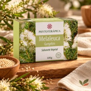 Sabonete de Melaleuca & Gergelim – 100g
