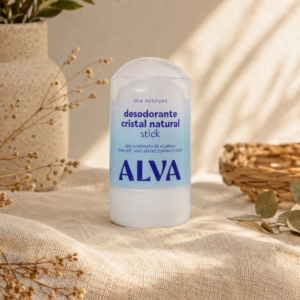 Desodorante Cristal Stick Vegano 60g Alva