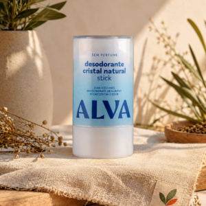 Desodorante Cristal Stick Vegano 120g Alva