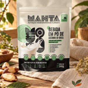 Mahta Leite em Pó de Castanha-do-Brasil 240g