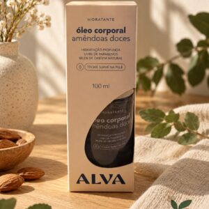 Óleo Corporal Hidratante Amêndoa Doce 100ml Alva