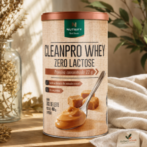 Whey Zero Lactose CleanPro Nutrify – Doce de Leite | 450 g