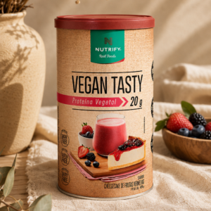 Vegan Tasty Nutrify Cheesecake de Frutas Vermelhas – Proteína Vegetal | 420 g